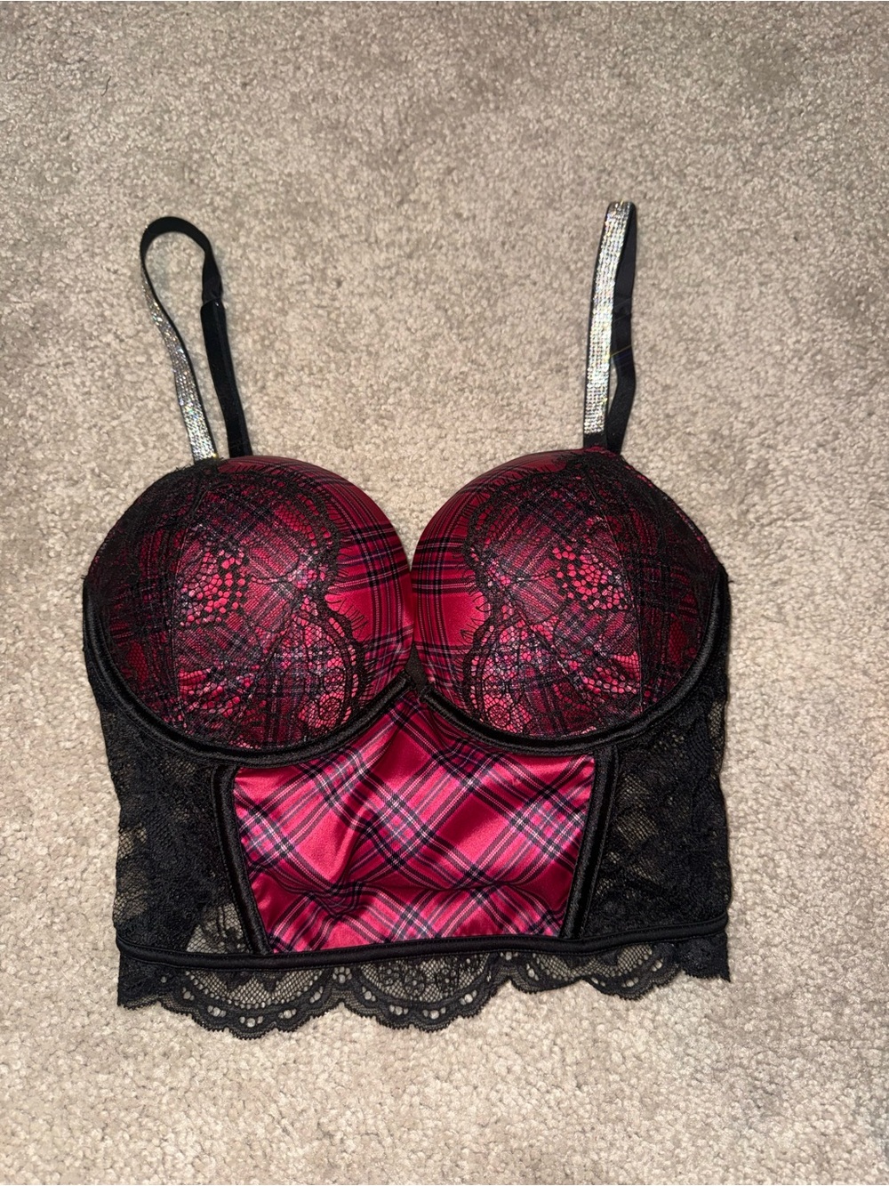 Victoria Secret Plaid Corset